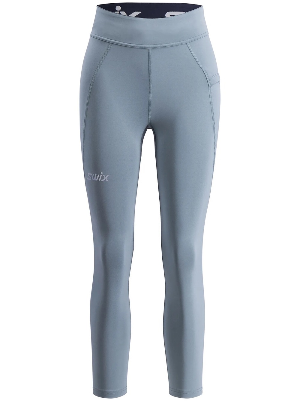 Swix Women's Pace High Waist Cropped Tights Dark Fog